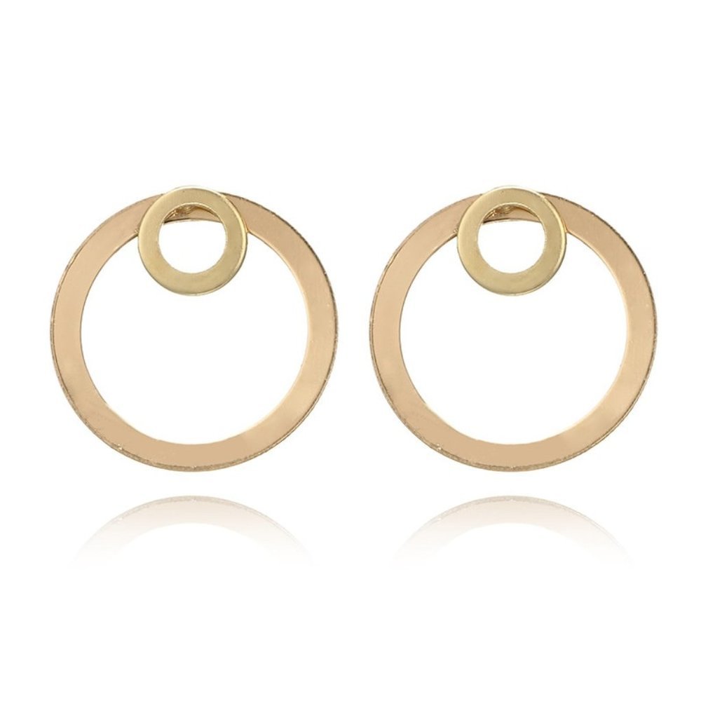 Earrings Women Circle Bohemian Hoop Drop Cute Trendy Jewelry - Picture 5 of 7